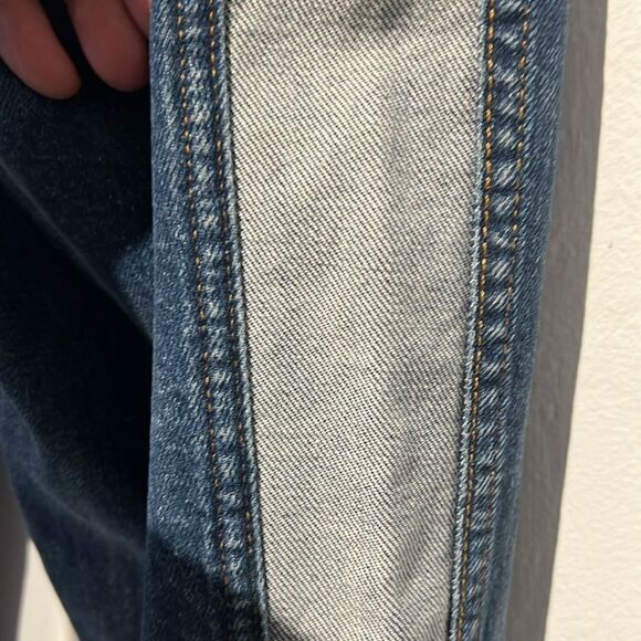 7 For All Mankind Straight Leg Raw Hem Ankle Jeans Size 31 NWT - Picture 13 of 16